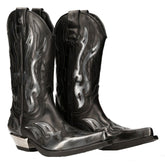 NEW ROCK - M-7921-S3 Flame Cowboy Boots